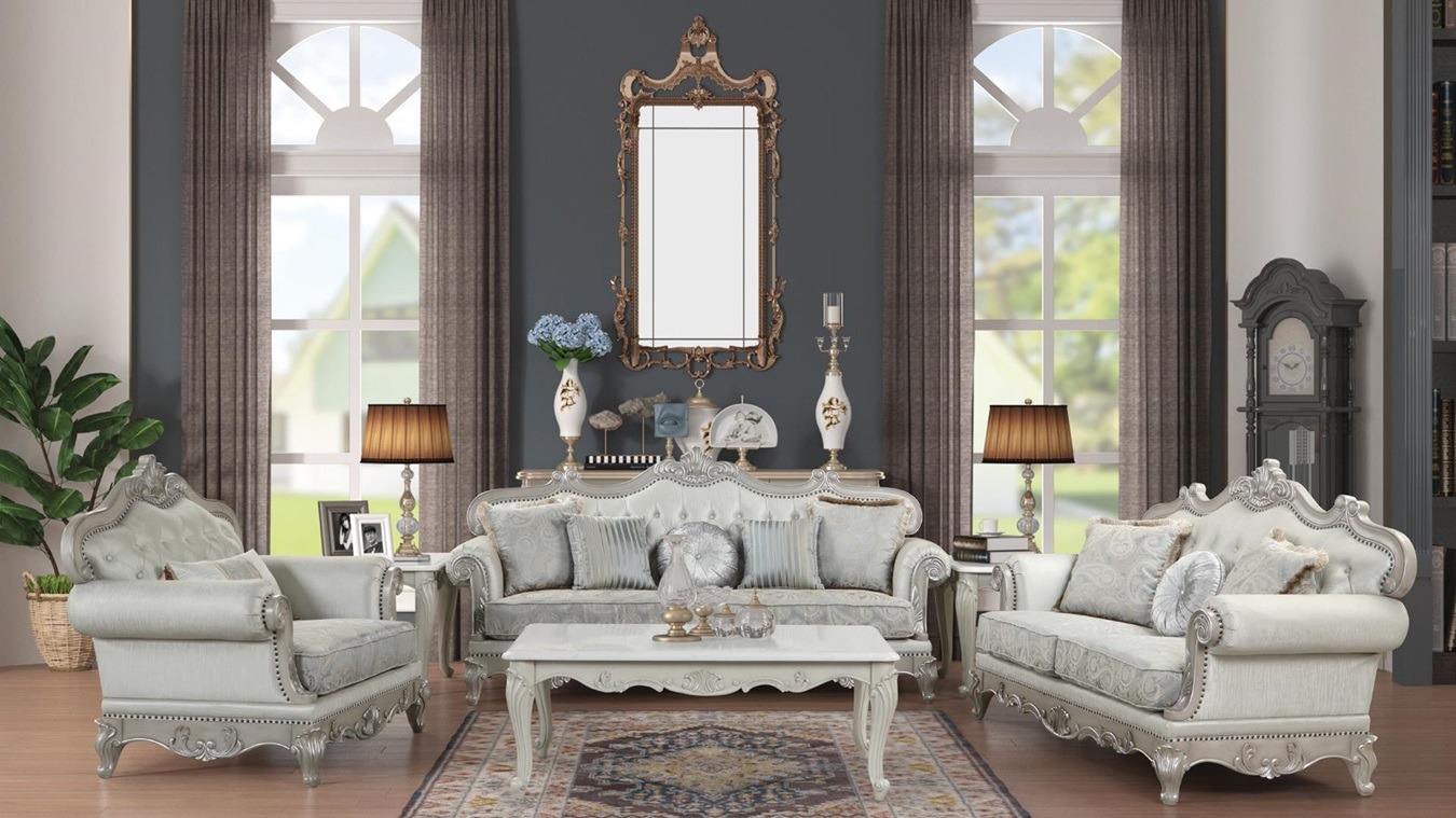 Beautiful sofa sets like these are priced starting at $1500. Call or text Susan for more information our