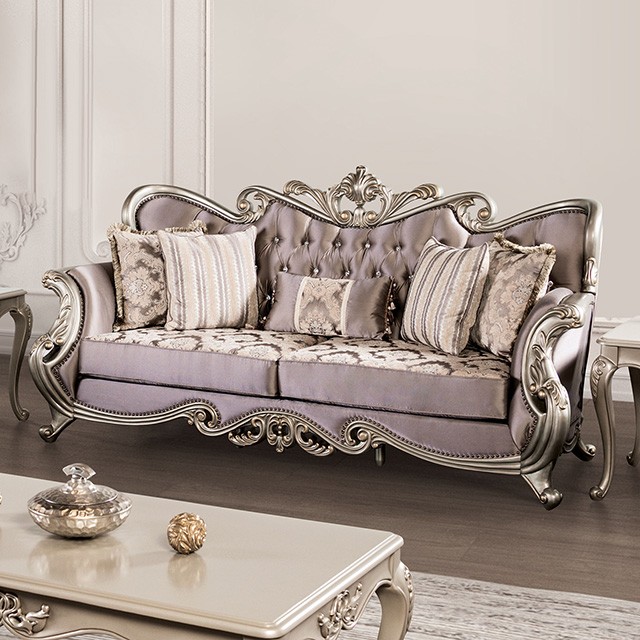 Some feature "glam" touches like crystal buttons and silver trim.