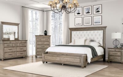 Bedroom Set; Timeless Elegance in Aged Oak