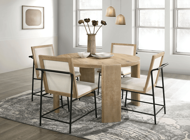 Dining Set Contemporary style for modern living from Lake Wylie Furniture; buy on line with help from a professional.